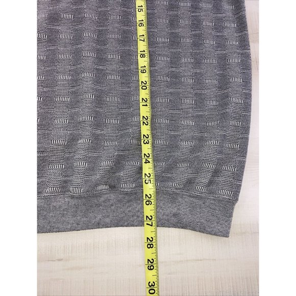 Vintage Safe Harbor Men’s Gray Grandpa Pocket Front Polo Shirt Large-12149 - Picture 4 of 5